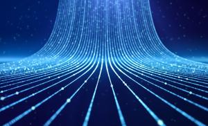 Abstract visualization of data as lights