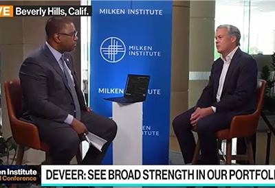 Bloomberg TV: Interview with Kipp deVeer at Milken Institute Global Conference 2022